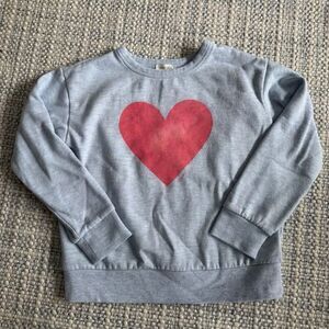 Crewcuts heart pullover size small 6/7